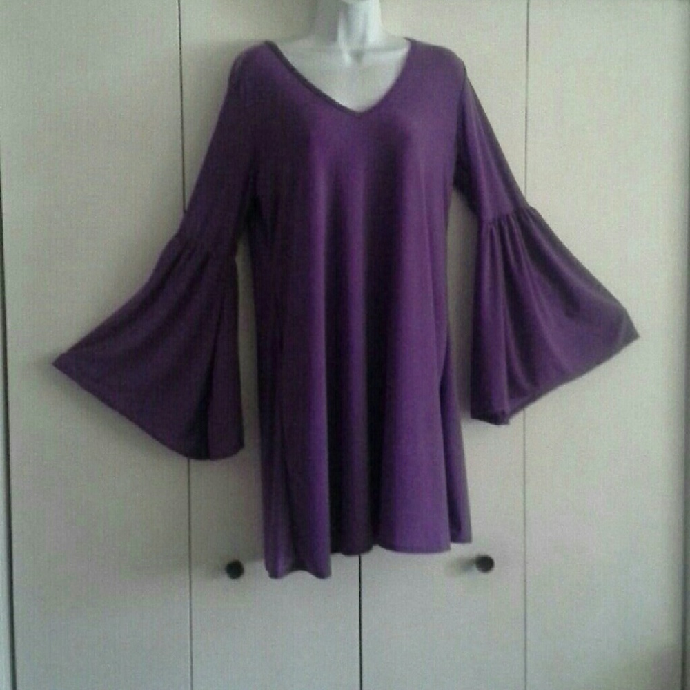 SASSY  SEXY, CLASSY BELL SLEEVE DRESS